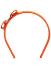 Vara Bow Hairband Orange - SALVATORE FERRAGAMO - BALAAN 3