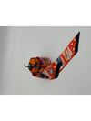 Twilly Story Orange Blue Orange Petite Scarf H063875S - HERMES - BALAAN 5