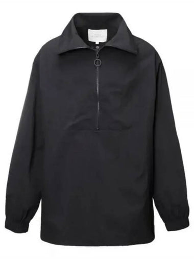 OUTERWEAR HALF ZIP JACKET BLACK 991 - STUDIO NICHOLSON - BALAAN 1