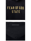 192BT246250F 001 Essential Fleece Hooded Sweatshirt Black Men s T Shirt TEO - FEAR OF GOD - BALAAN 5