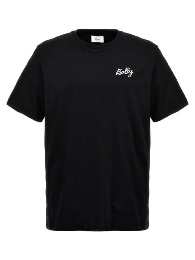 Short Sleeve T-Shirt MJE05JCO018U901 Black - BALLY - BALAAN 1