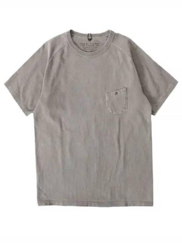 9.5Oz Basic Pigment Short Sleeve T-Shirt Grey - NIGEL CABOURN - BALAAN 2