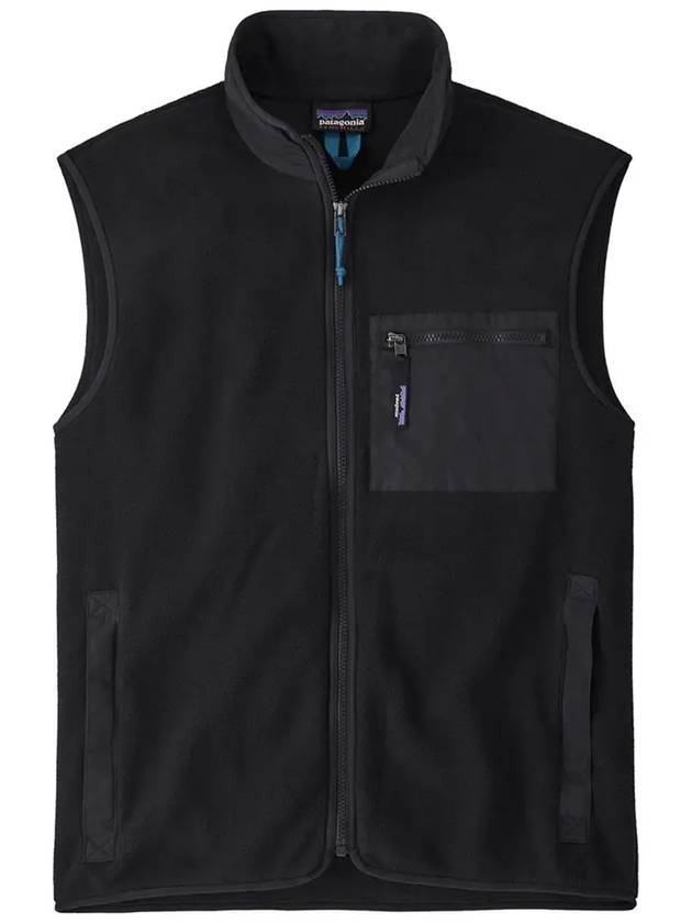 Men's Synchilla Fleece Vest Black - PATAGONIA - BALAAN 2