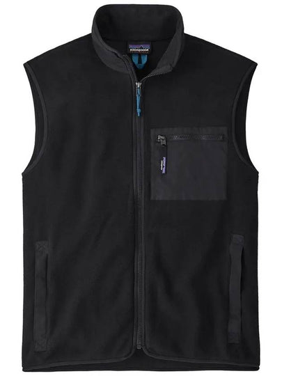 Men's Synchilla Fleece Vest Black - PATAGONIA - BALAAN 2