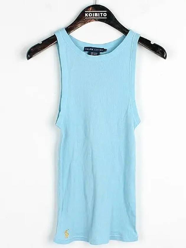 Smith Market Sky Blue Tank Top Women s Clothing - POLO RALPH LAUREN - BALAAN 1