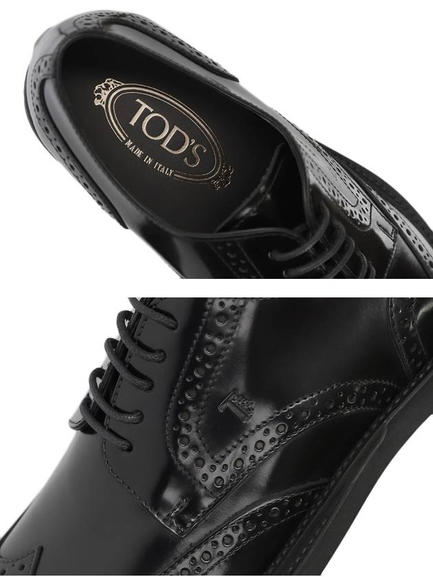 lace-up brogue shoes black - TOD'S - BALAAN 5