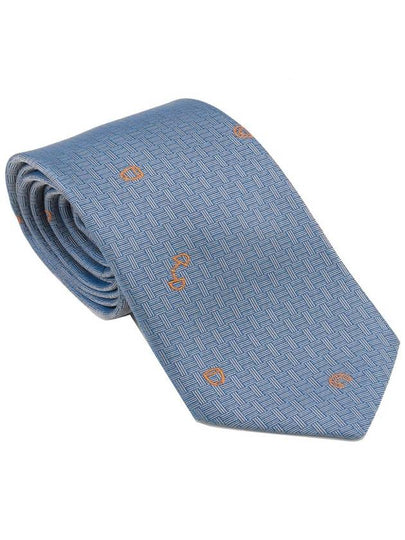 Pluie Equestre Tie Gris - HERMES - BALAAN 2