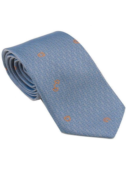 Pluie Equestre Tie Gris - HERMES - BALAAN 2