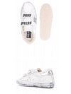 Old School Glitter Low Top Sneakers Silver White - GOLDEN GOOSE - BALAAN 6