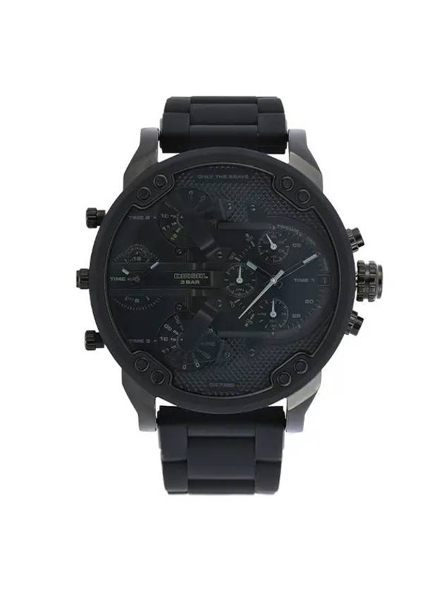 Mr. Daddy 2.0 Chronograph Metal Watch Black - DIESEL - BALAAN 3