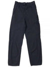 Micro Reps Loose Utility Straight Pants Navy - CP COMPANY - BALAAN 1