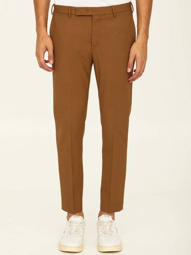 Camel Wool Trousers - PT TORINO - BALAAN 1