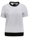 Square Mesh Round Short Sleeve T-Shirt IPL3MTS870 WH - IJP DESIGN - BALAAN 2