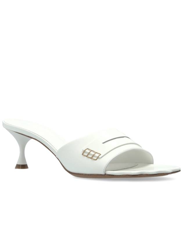 Marni Heeled Sandals, Women's, White - MARNI - BALAAN 4