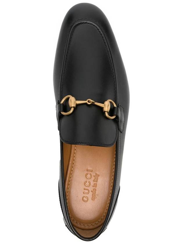 Jordaan Leather Loafers Black - GUCCI - BALAAN 5