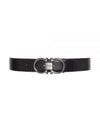 Gancini Reversible Adjustable Calfskin Leather Belt Black - SALVATORE FERRAGAMO - BALAAN 2