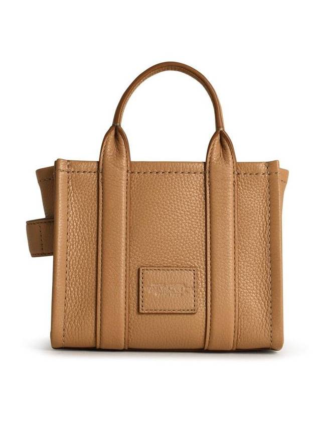 Mini Micro Leather Tote Bag Camel - MARC JACOBS - BALAAN 4