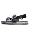 Black PVC Transparent Sole Sandals - JOSHUA SANDERS - BALAAN 5