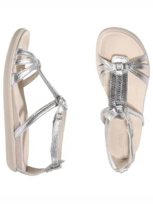 Women's Simpil Strappy Sandals Pure Silver - ECCO - BALAAN 2