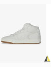 SL 08 Calfskin Mid High Top Sneakers White - SAINT LAURENT - BALAAN 2