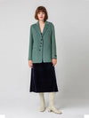 UNBALANCE PRONT WOOL JACKETGREEN - PAGE STUDIO - BALAAN 3