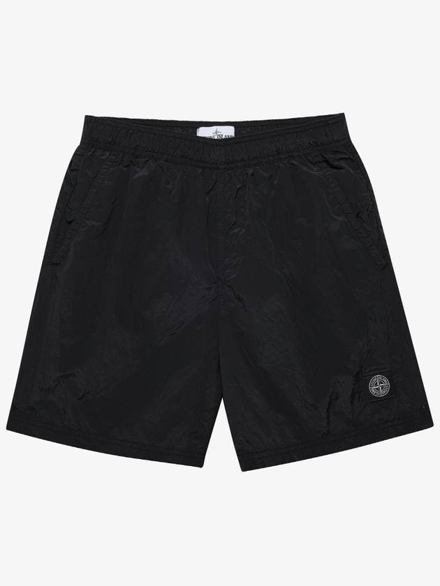 Stone Island Logo Garment Dyed Shell Swim Shorts Pants Swimwear 7715B0943 - STONE ISLAND - BALAAN 1