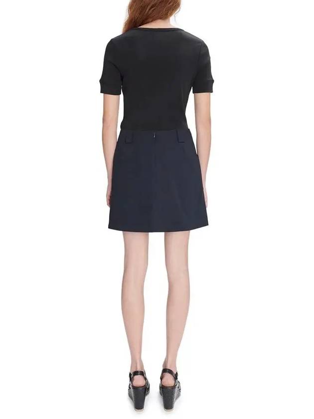 Women’s Sierra H-Line Skirt Navy - A.P.C. - BALAAN 4