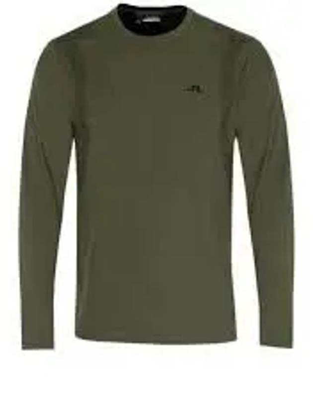 Elion Logo Long Sleeve T-Shirt Forest Green - J.LINDEBERG - BALAAN 2