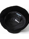 Velvet Bucket Hat Black - PRADA - BALAAN 5