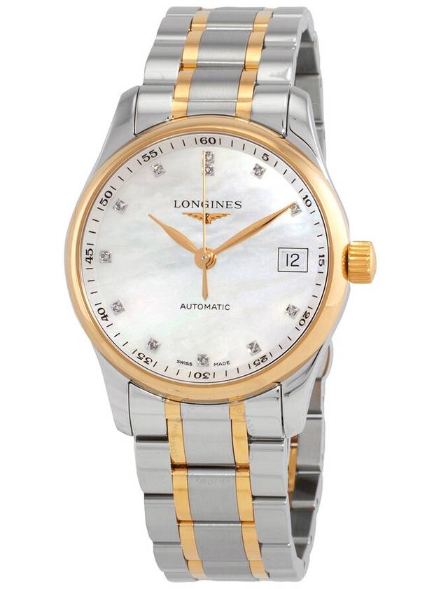 Longines The Longines Master Collection Automatic Diamond White Mother of Pearl Dial Ladies Watch L2.357.5.87.7 - LONGINES - BALAAN 1