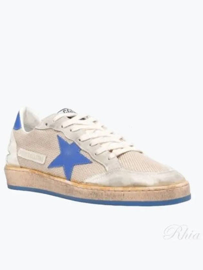 Ballstar Mesh Low Top Sneakers Blue Grey - GOLDEN GOOSE - BALAAN 2