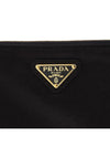 Triangle Logo Pouch Bag Black - PRADA - BALAAN 8