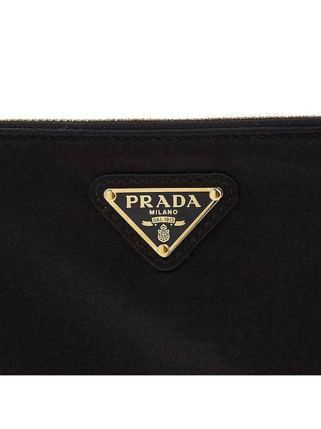 Triangle Logo Pouch Bag Black - PRADA - BALAAN 8