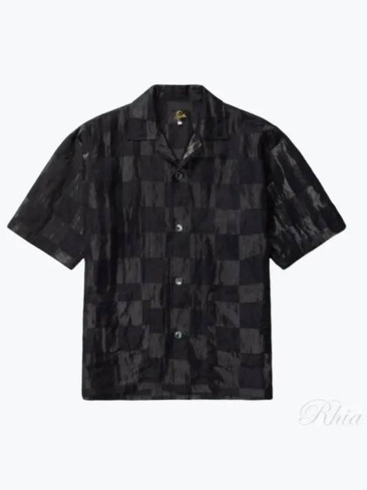 Cabana Shirt Black OT096 - NEEDLES - BALAAN 1