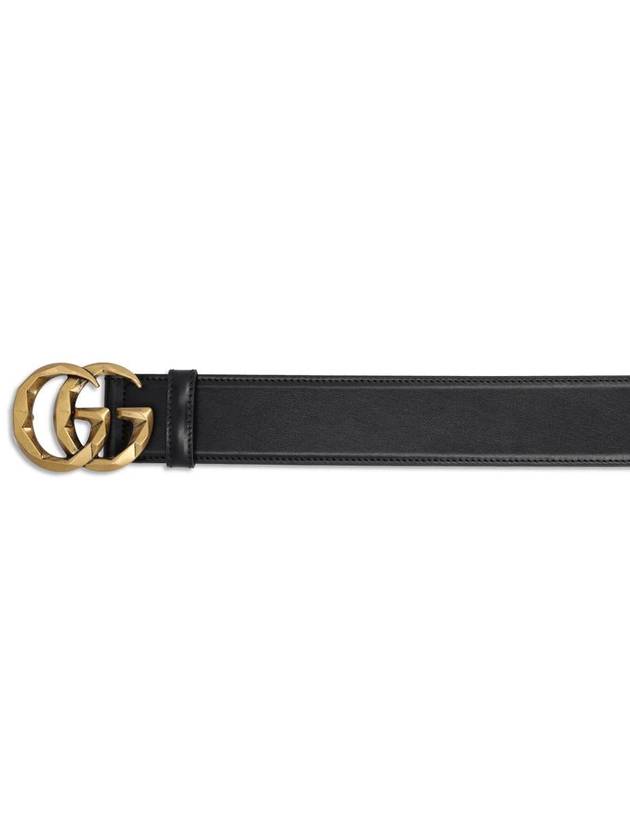 Leather Belt 7955260AAAR1000 AI24 Black - GUCCI - BALAAN 3