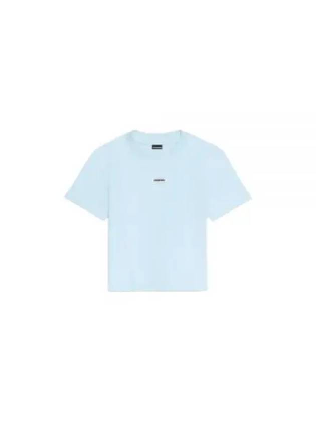 Le Gros Grain Short Sleeve T-Shirt Light Blue - JACQUEMUS - BALAAN 2