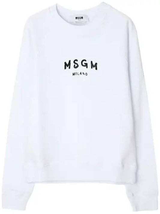 Brushed Logo Sweatshirt Women - MSGM - BALAAN 1