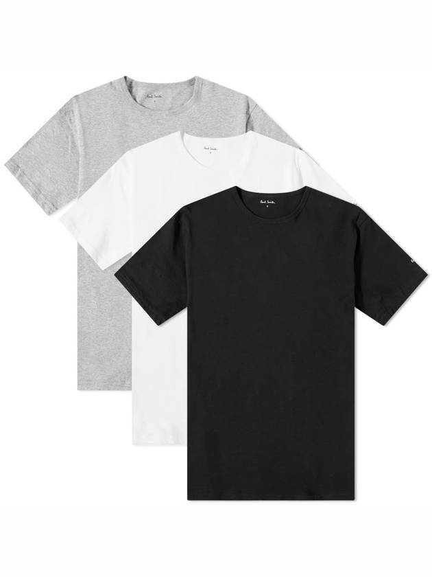 Men's 3 Pack Cotton Jersey Short Sleeve T-Shirt - PAUL SMITH - BALAAN 1