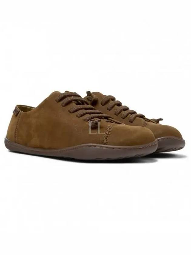 Peu Leather Low Top Sneakers Brown - CAMPER - BALAAN 2