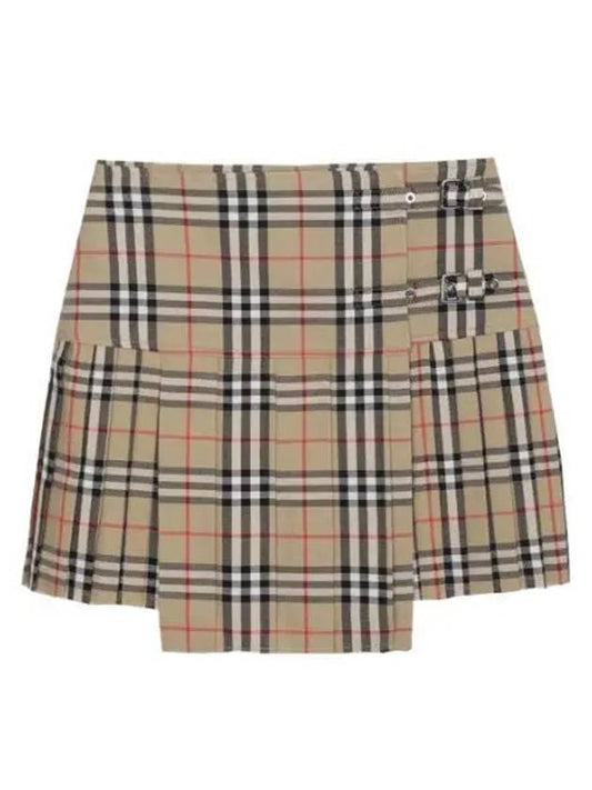 Skirt Vintage Check Wool Kilt - BURBERRY - BALAAN 1