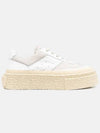 Platform Leather Low Top Sneakers White - MAISON MARGIELA - BALAAN 4