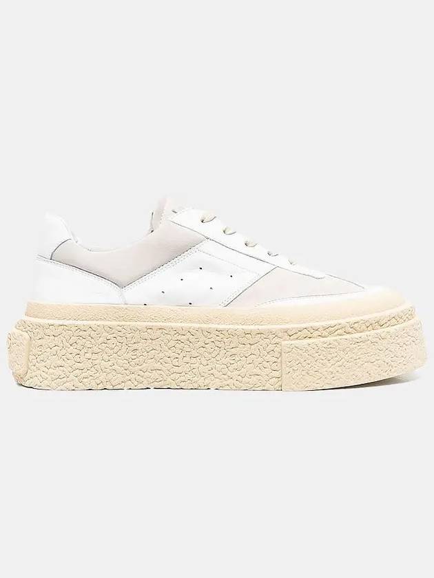 Platform Leather Low Top Sneakers White - MAISON MARGIELA - BALAAN 2