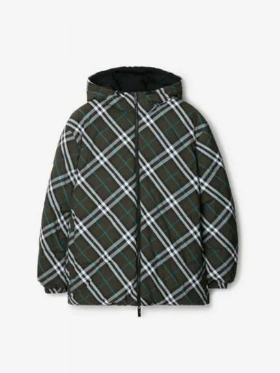 Check Reversible Nylon Padding Snug - BURBERRY - BALAAN 2