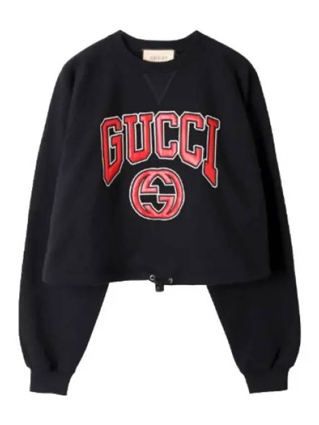 Embroidered Jersey Sweatshirt Women s - GUCCI - BALAAN 1