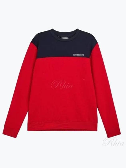 Men's Jeff JEFF Long Sleeve T-Shirt Red - J.LINDEBERG - BALAAN 2