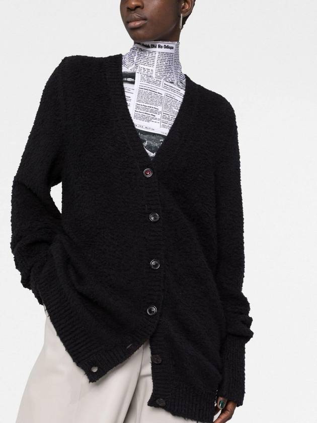 Piled V-neck cardigan - MAISON MARGIELA - BALAAN 5