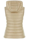 Women's Glygos Padded Vest Beige - MONCLER - BALAAN 3