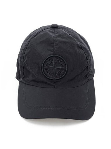 Nylon Metal Ball Cap Black - STONE ISLAND - BALAAN 1