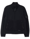 Men's Logo Patch Pocket Zip-Up Jacket Black - CP COMPANY - BALAAN 11