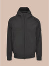 Technology Recycled Polyester Hooded Jacket Black - STONE ISLAND - BALAAN 4